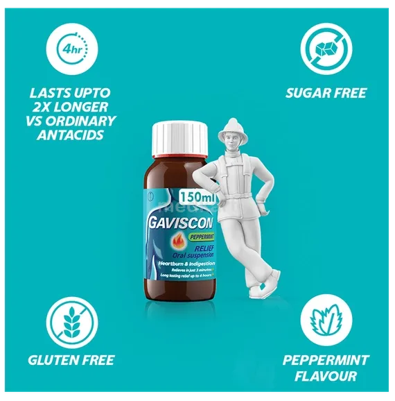 gaviscon pep syp 150ml